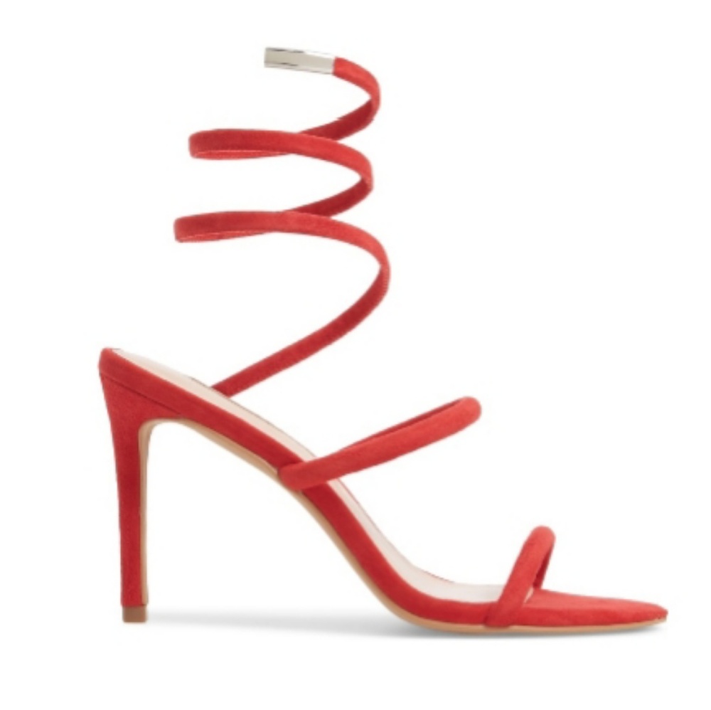 Sultry Red Avec Les Filles Heels - Picture 3 of 6